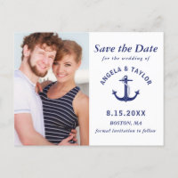 Mariage Ancre nautique Photo Marine Bleu