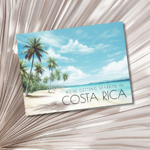 Carte Postale Faire-part Mariage au Costa Rica - À ne pas manquer