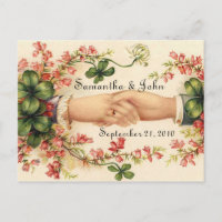 Mariage irlandais Enregistrer la date