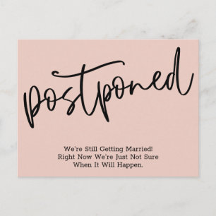 Carte Postale Faire-part Mariage simple repoussé par un vidage