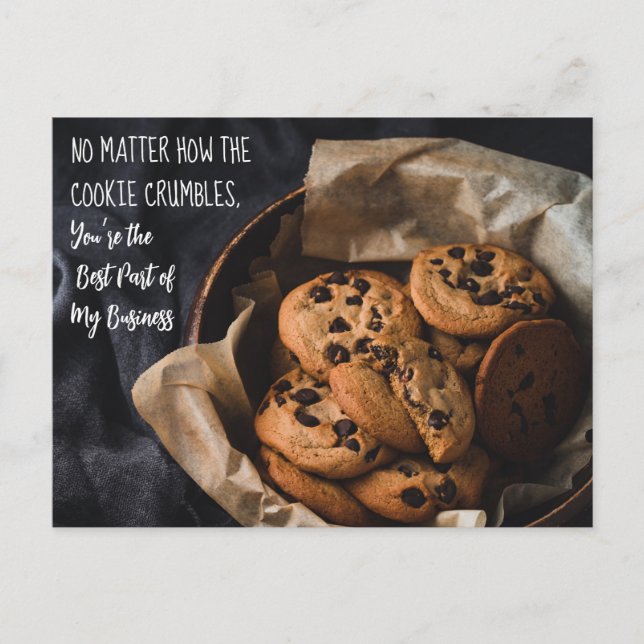 Carte Postale Faire-part marketing par courrier de recommandations de COOKI (Devant)