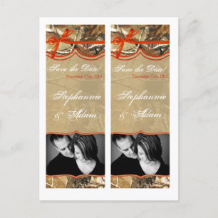 Carte Postale Faire-part Marque-page de réservation de date Faveurs Camoufl