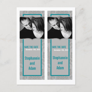 Carte Postale Faire-part Marque-page de réservation de date Faveurs Moderne