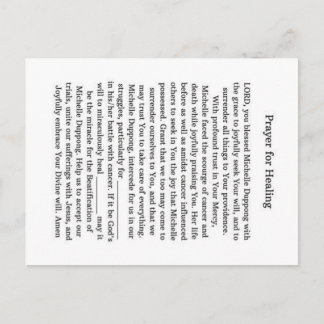 Carte Postale Faire-part Michelle Duppong