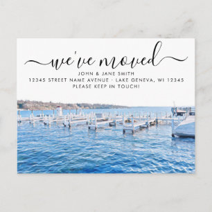 Carte postale Faire-part mobile Lake Geneva Wiscon
