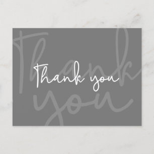 Carte Postale Faire-part Mod gris Couple Baby shower genre neutre