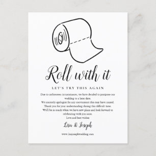 Carte Postale Faire-part Modifier la date reportée de la photo annulée