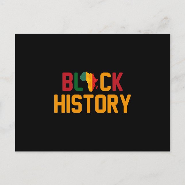 Carte Postale Faire-part Mois de l'histoire des Noirs (5) (Devant)
