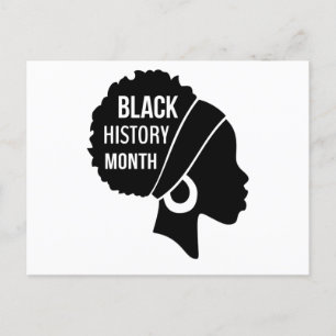 Carte Postale Faire-part Mois de l'histoire noire des femmes afro-africaine