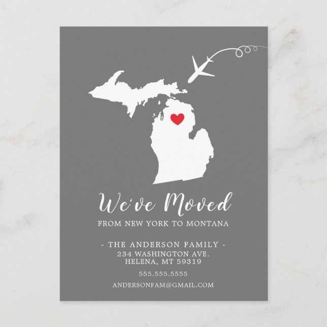 Carte postale Faire-part MONTANA (Devant)