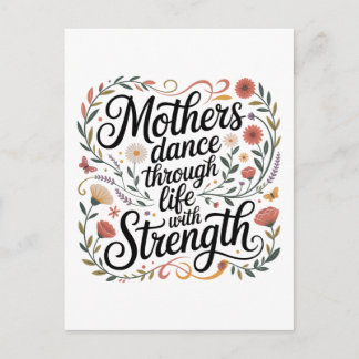 Carte Postale Faire-part Mothers Dance Through Life With Strength