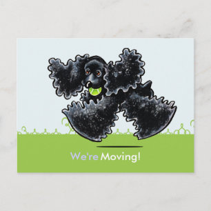 Carte Postale Faire-part Moved Moved Cocker Spaniel Nouvelle adresse
