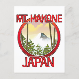 Carte Postale Faire-part Mt. Hakone Japon