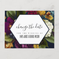 NAVY KRAFT BOURGOGNE FLEURAL MARIAGE CHANGER LA DA