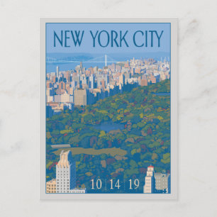 Carte Postale Faire-part New York City   Sauvegarder la date