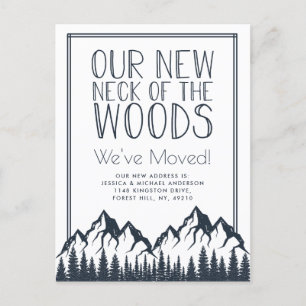 Carte Postale Faire-part Notre Nouveau Cou Du Bois Nouvelle Maison En Mouve