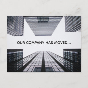 Carte Postale Faire-part Notre Société A Déplacé Le Changement D'Adresse Pr