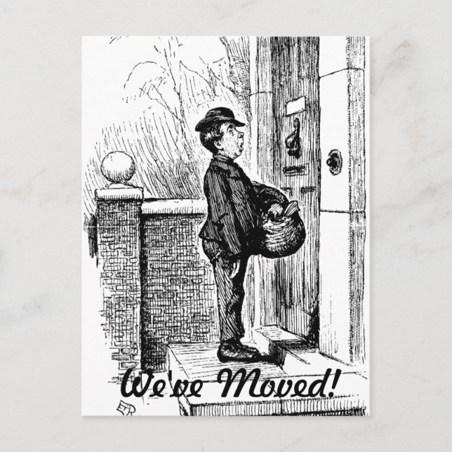 Carte Postale Faire-part Nous avons changé d'adresse (Devant)