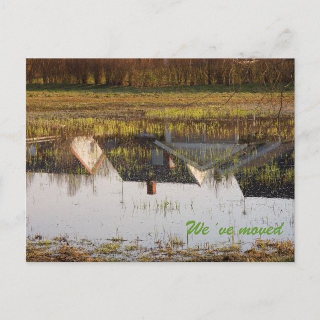 Carte Postale Faire-part Nous avons déménagé (Devant)