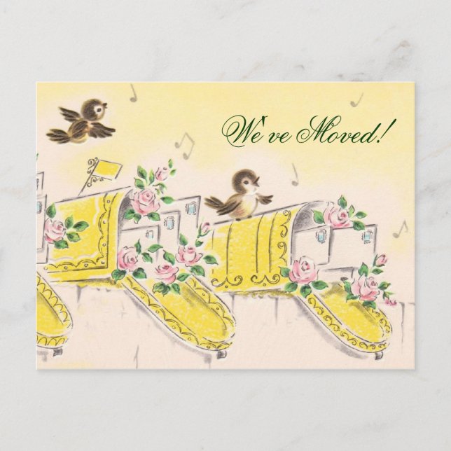 Carte Postale Faire-part Nous avons déménagé ! (Devant)