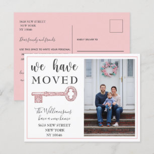 Carte Postale Faire-part  Nous avons déménagé Annonce de déménagement avec 