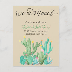 Carte Postale Faire-part Nous avons déménagé Annonce de nouvelle adresse Ma