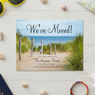 Carte Postale Faire-part Nous avons déménagé Annonce de nouvelle adresse Pl