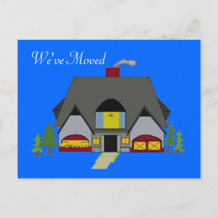 Carte Postale Faire-part Nous avons déménagé Cosy House Design