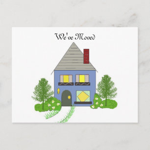 Carte Postale Faire-part Nous avons déménagé Cozy House