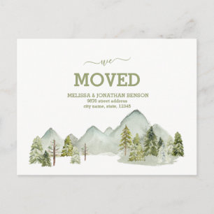 Carte Postale Faire-part Nous avons déménagé Nouvelle adresse de la maison 
