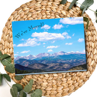 Carte Postale Faire-part Nous avons déplacé des montagnes Nouvelle annonce