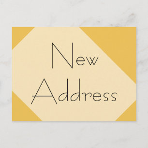 Carte Postale Faire-part Nous avons déplacé la nouvelle adresse