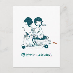 Carte Postale Faire-part Nous avons passé de nouveaux couples d'amour