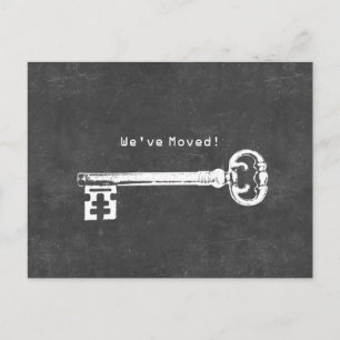 Carte Postale Faire-part Nouveau déplacement d'adresse de tableau principal