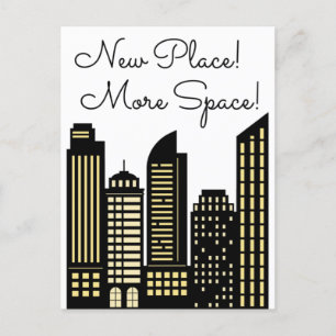 Carte Postale Faire-part Nouveau Lieu Plus D'Espace Nouveau Appartement