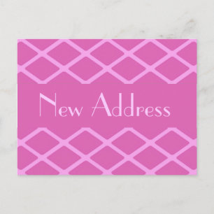 Carte Postale Faire-part Nouveau motif de rose d'adresse