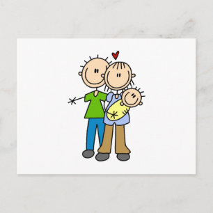 Carte Postale Faire-part Nouveaux parents Nouveaux T-shirts et cadeaux pour