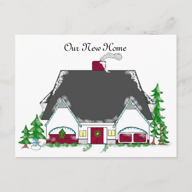 Carte Postale Faire-part Nouvelle adresse (Devant)