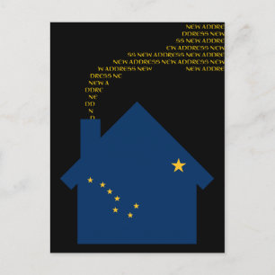 Carte Postale Faire-part nouvelle adresse alaska