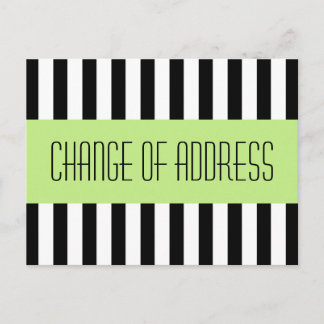 Carte Postale Faire-part Nouvelle adresse branchée