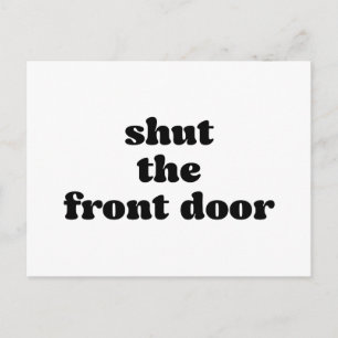 Carte Postale Faire-part Nouvelle adresse de domicile simple Black White Mo