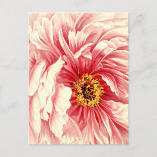 Carte Postale Faire-part Nouvelle adresse d'illustration botanique vintage