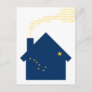 Carte Postale Faire-part nouvelle adresse en alaska