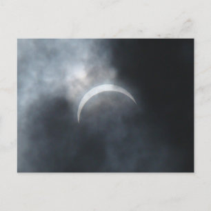 Carte Postale Faire-part Nuages éffrayants de tempête Eclipse 2017