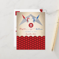 Papier Grues Origami Mariage de Saint Jacques Enre