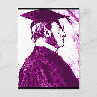 Carte Postale Faire-part Parcours de formation de diplômé fier