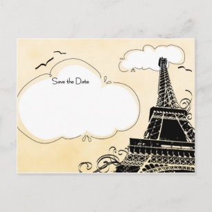 Carte Postale Faire-part Paris