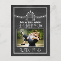 Photo Barne Chalkboard Mariage Enregistrer Les Car