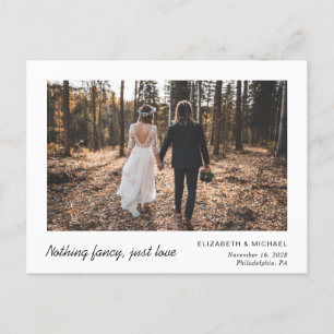 Carte Postale Faire-part Photo d'announcement minimale