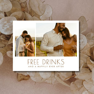 Carte Postale Faire-part Photo de mariage à conserver pour le Save the Date